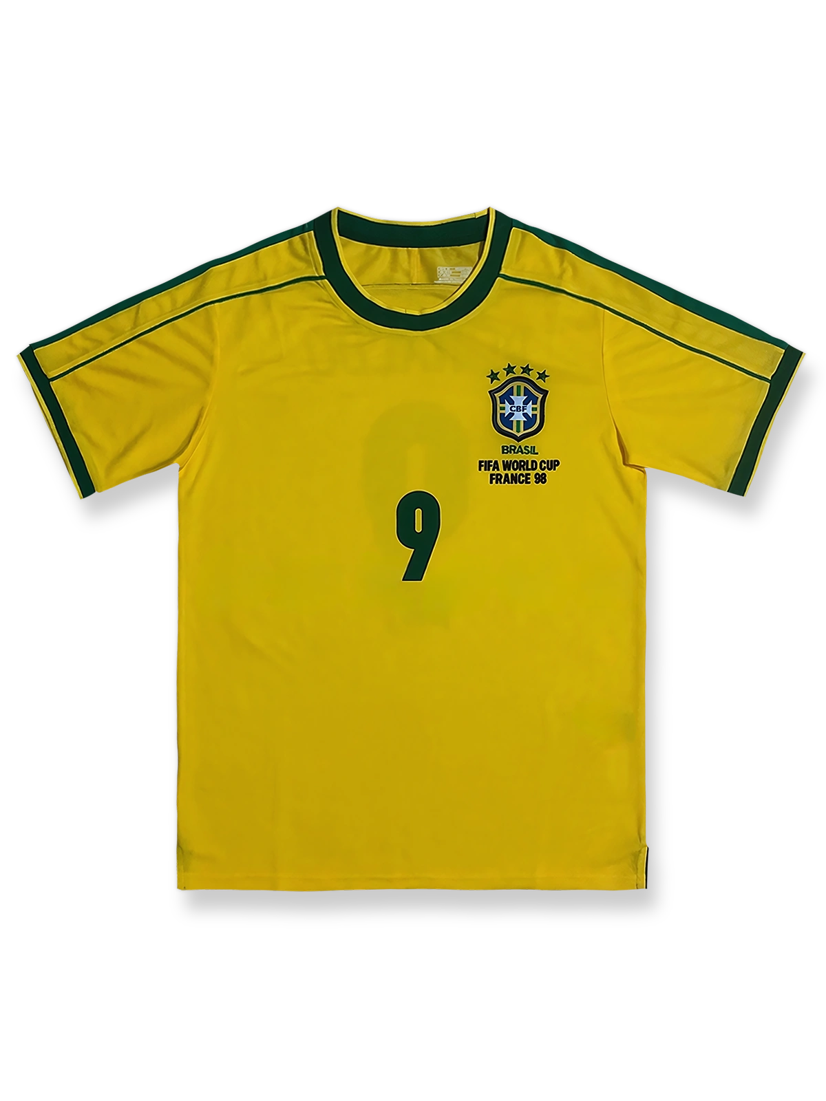 1998年ワールドカップ ブラジル ホーム 9番 ロナウド レトロユニフォーム – PESSOA CLUB