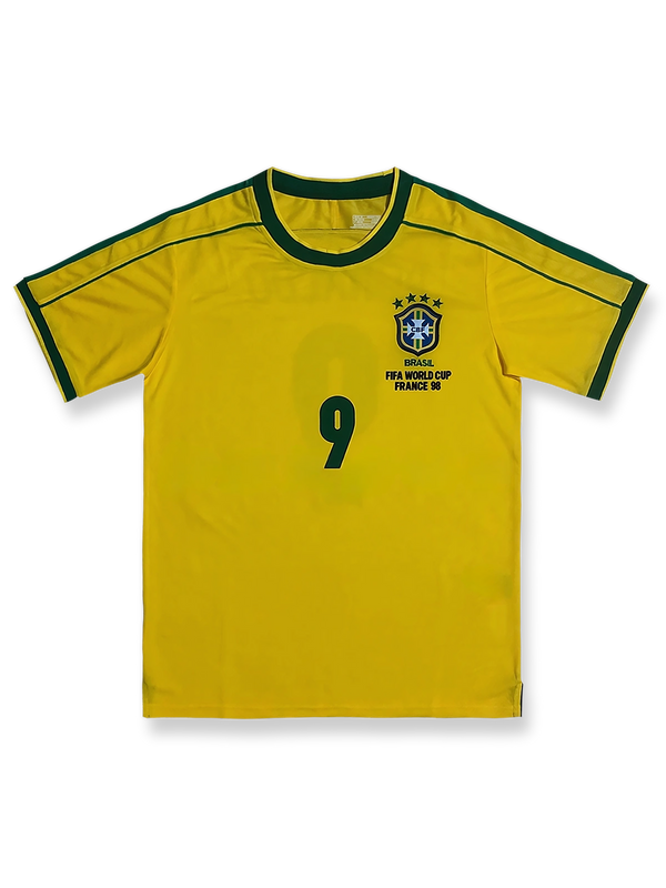 1998年ワールドカップブラジル代表9番ロナウドユニフォームの正面図