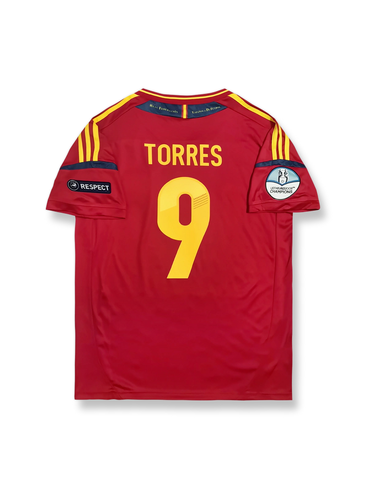 2012年ヨーロッパカップスペイン代表9番トーレスユニフォーム正面図