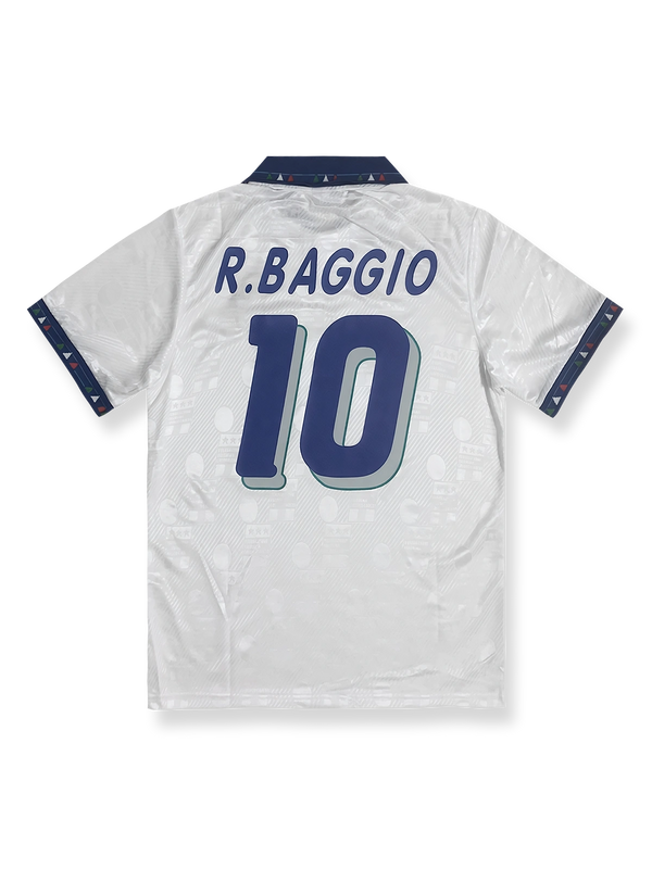 1994年ワールドカップ イタリア アウェイ 10 番バッジョ レトロユニフォーム