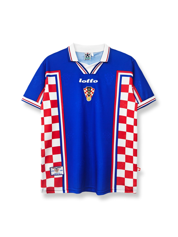 1998シーズン クロアチア アウェイレトロユニフォームの正面図