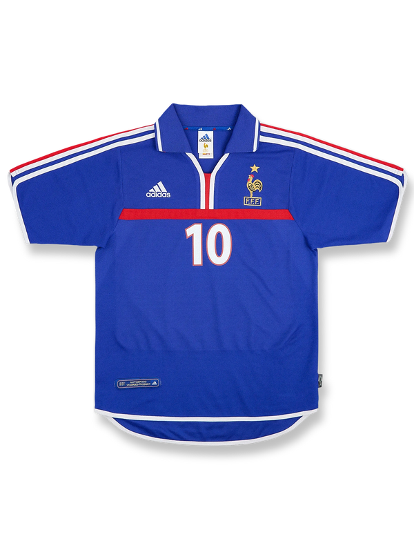 2000-02シーズンフランスジダンホームユニフォーム正面