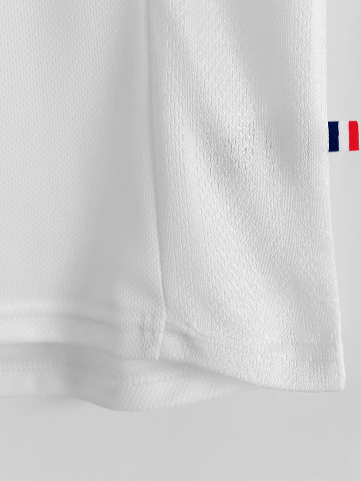 1998シーズンフランス代表アウェイユニフォームエンブレムおよびワールドカップ記念ロゴ詳細画像