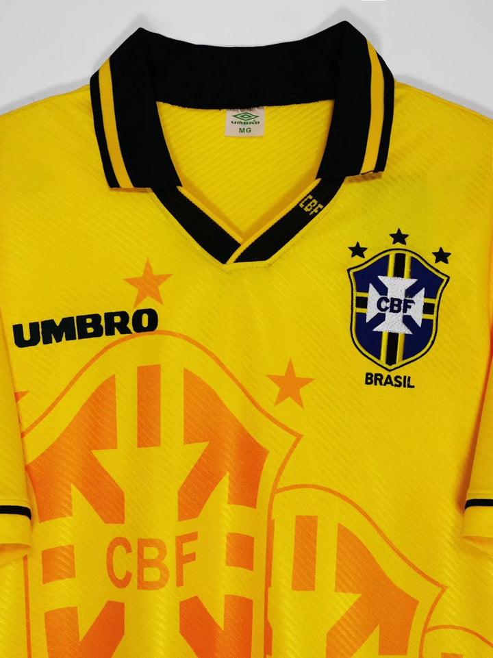 1993/94シーズン ブラジル ホームジャージ エンブレムの詳細図