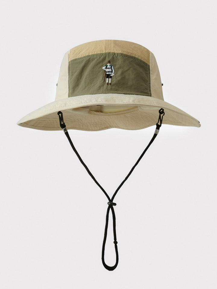製品画像: 刺繍防水速乾通気登山帽の正面図