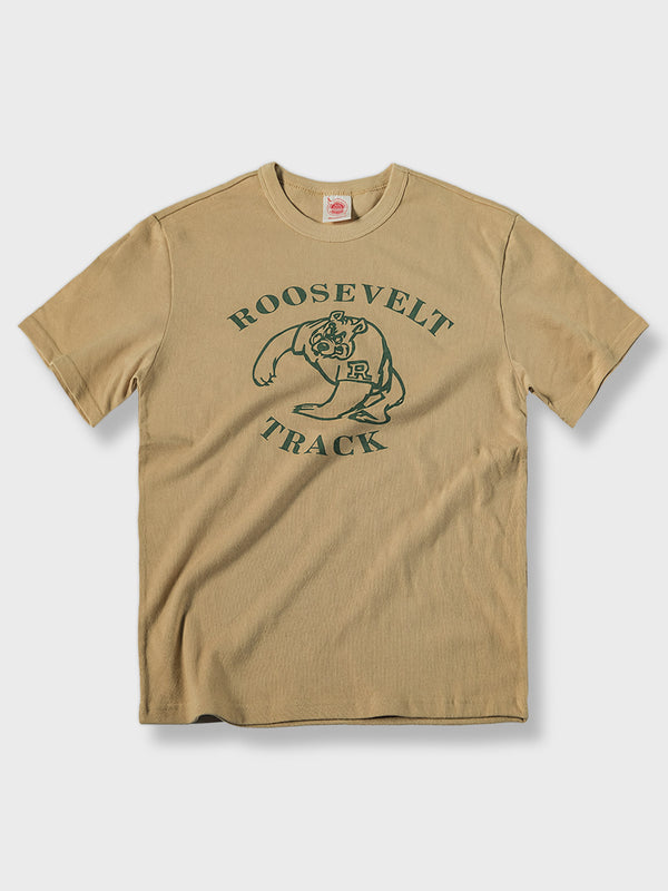 4色展開「ROOSEVELT TRACK」半袖Tシャツ