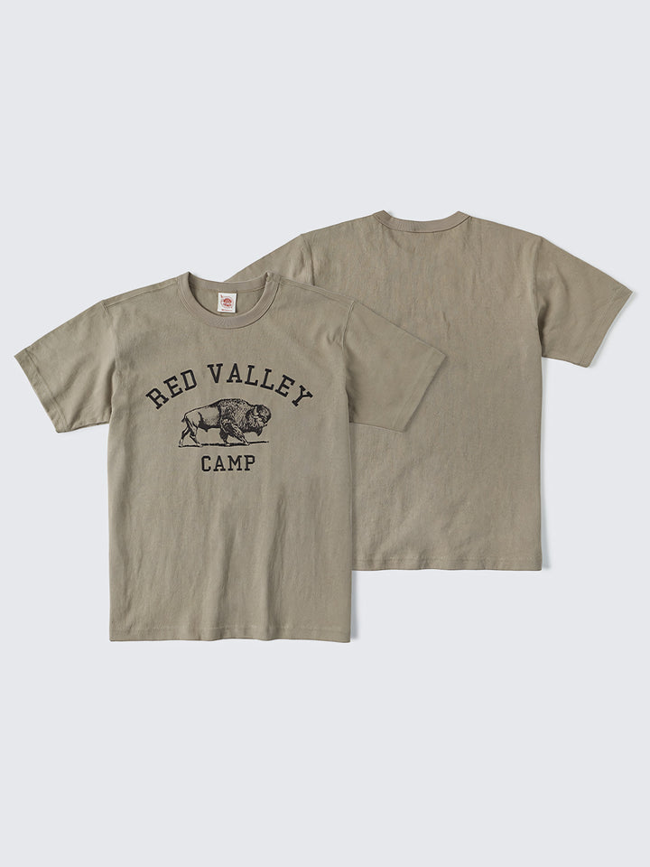 アメリカンヴィンテージ バイソン キャンプ Tシャツの全体像
