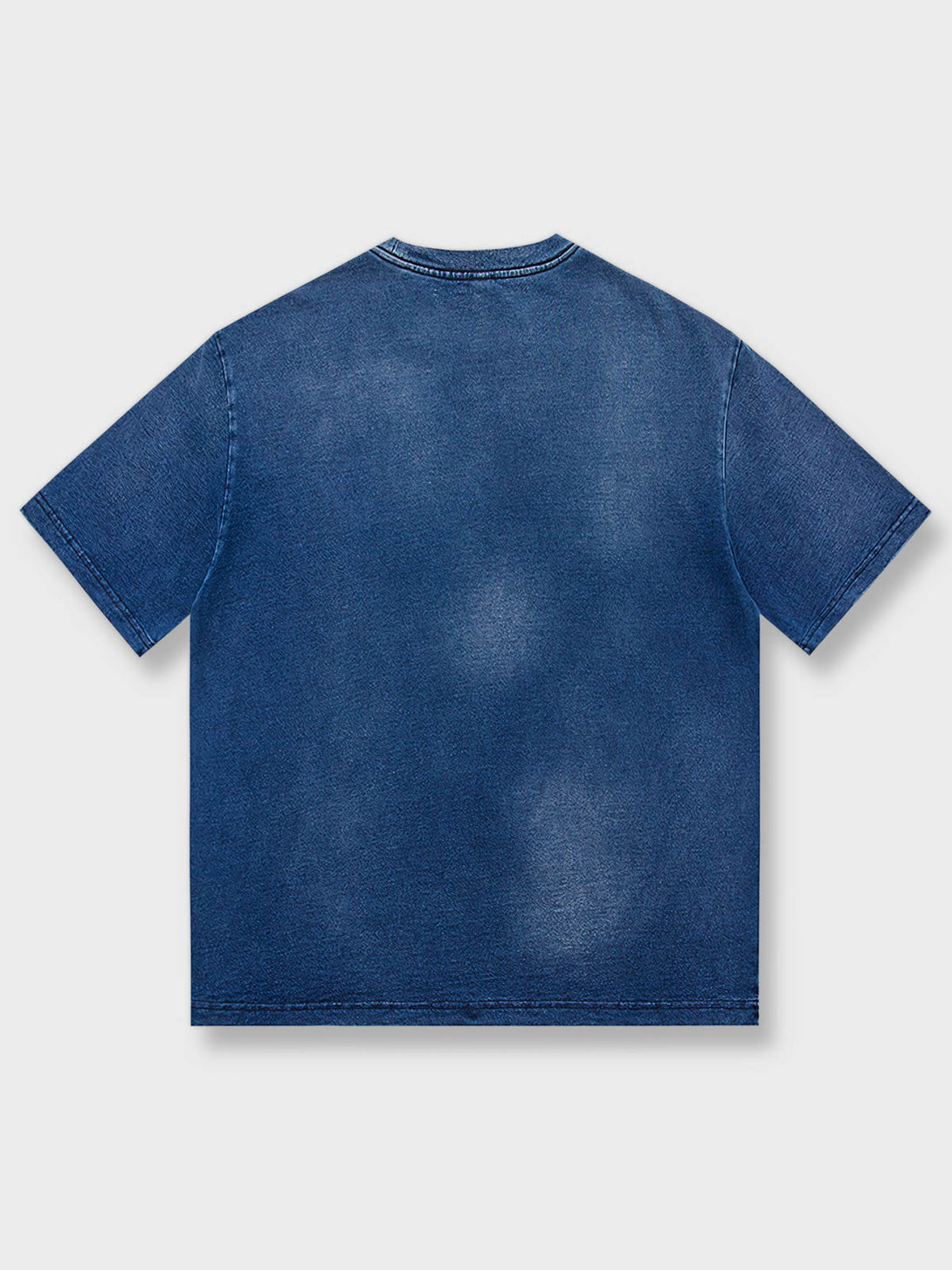 製品画像: ヘビーウェイト藍染めプリントTシャツの全体画像
