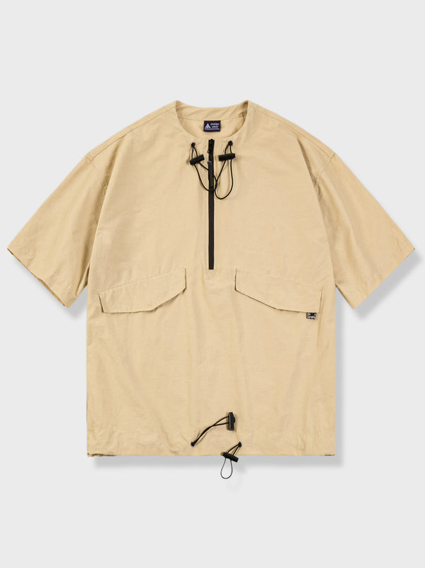 PESSOA｜アウトドア　大きポケット付き　半袖Tシャツ